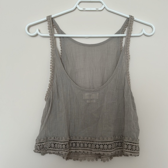 Aritzia Golden By TNA grey tank top - Picture 2 of 2